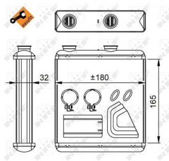 Радіатор NRF 54298