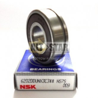 Підшипник кульковий NSK 6202DDUNX3C3** NS7S5