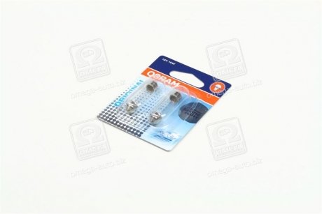 Лампа софітна допоможе. освітлення C10W 12V 10W SV8.5-8 (2 шт) blister (вир-во) OSRAM 6411-02B