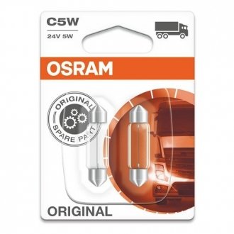 ЛАМПА C5W 24V 5W SV8.5-8 BLI STANDARD - знято з виробництва OSRAM 6423-02B