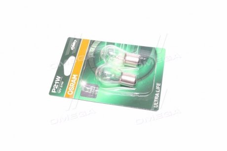 Лампа P21W; P21W 12V 21W BAY15D Ultra Life 2Bliste OSRAM 7506ULT-02B