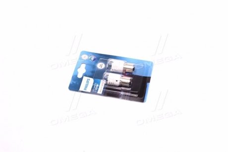 Авто лампа / 2 шт. / LED / 12V / 1,8W / тип: P21W / цоколь: BA15S / 6000K / 190 lm / PHILIPS 11498U30CWB2