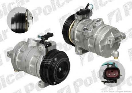 Компрессор кондиционера Polcar 2550KS1