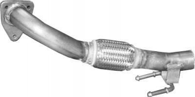 Глушитель алюм. сталь, передн. часть, без катализатора Skoda Octavia/Audi A3/Seat Leon,Toledo/VW Bora, Golf IV 1.9TDi 97 - 06/06 (24.59) POLMOSTROW 2459