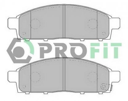 Колодки гальмівні дискові PROFIT 5000-2016