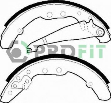 Колодки гальмівні барабанні PROFIT 5001-0409