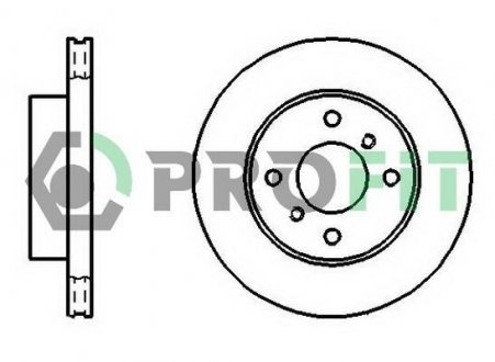 Диск гальмівний PROFIT 5010-0260
