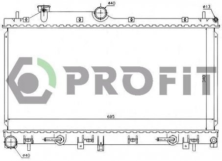 Радіатор охолоджування PROFIT PR 2910A2 (фото 1)