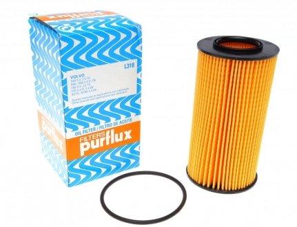 Фільтр масла Volvo S40/V50/S60/V70/S80/XC90 2.4/2.5D 01- Purflux L318