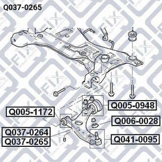 Важіль передній правий Q-fix Q0370265