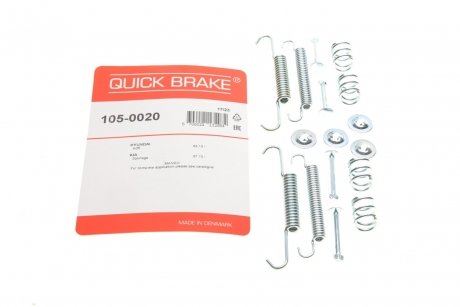 Монтажний комплект колодки QUICK BRAKE 105-0020