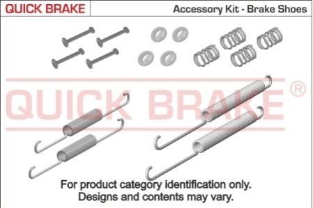 Гальмівні аксесуари (Монтажний комп-кт колодки) QUICK BRAKE 105-0507