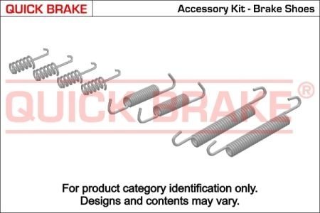 Гальмівні аксесуари (Монтажний комп-кт колодки) QUICK BRAKE 105-0832