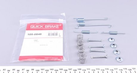 Гальмівні аксесуари (Монтажний комп-кт колодки) QUICK BRAKE 105-0848