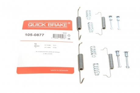 Гальмівні аксесуари (Монтажний комп-кт колодки) QUICK BRAKE 105-0877