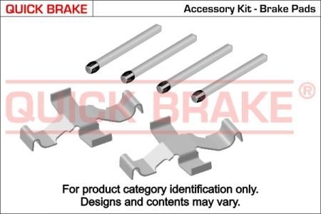 Гальмівні аксесуари (Монтажний комп-кт колодки) QUICK BRAKE 109-1039