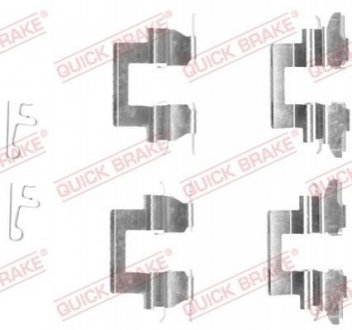 Гальмівні аксесуари (Монтажний комп-кт колодки) QUICK BRAKE 109-1608
