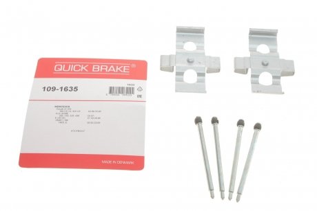 Гальмівні аксесуари (Монтажний комп-кт колодки) QUICK BRAKE 109-1635