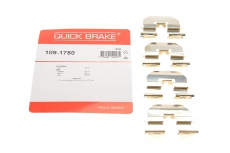 Монтажний компл.,гальм.колодки QUICK BRAKE 109-1780