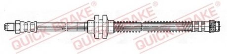 Шланг гальмівний (передній) Renault Megane II/Scenic II 03- (L=428mm) M10x1/M12x1 QUICK BRAKE 37.921