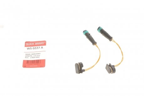 Датчик колодок QUICK BRAKE WS 0227 A