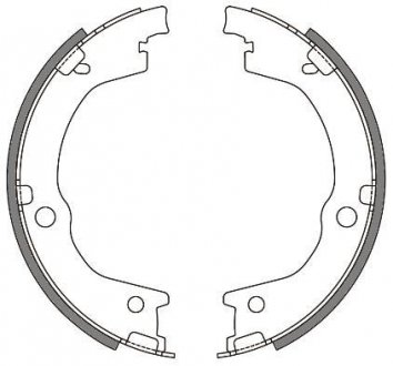Колодки гальмівні барабанні REMSA 4644.00