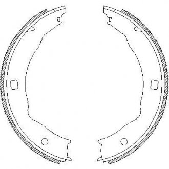 Колодки гальмівні барабанні REMSA 4717.00