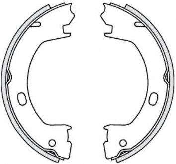 Колодки гальмівні барабанні REMSA 4739.00