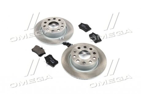 Комплект тормозной задн. VW GOLF V 1.4-2.0 03-,AUDI A3 1.6-2.0 03- REMSA 8263.06