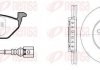 Комплект тормозной передн. AUDI A3 96-;SEAT TOLEDO 98-;SKODA FABIA 99-,OCTAVIA (пр-во REMSA) 8633.10