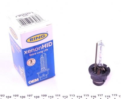 Автолампа D4S 42V 35W P32d-5 Xenon HID (4100K/3200 люмен) Ring R42402