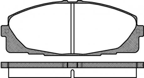 Гальмівні колодки дискові ROADHOUSE 21325.00