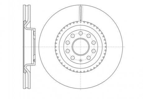 Гальмівний диск ROADHOUSE 6791.10