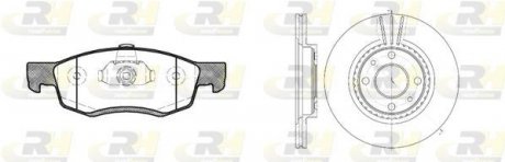 Гальмівний комплект (Диски RH 6144.10 + Колодки RH 2172.32) ROADHOUSE 8172.01