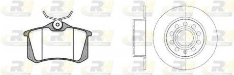 Гальмівний комплект (Диски RH 6649.00 + Колодки RH 2263.05) ROADHOUSE 8263.06