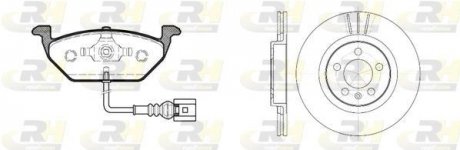 Гальмівний комплект (Диски RH 6546.10 + Колодки RH 2633.21) ROADHOUSE 8633.01