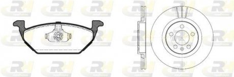 Гальмівний комплект (Диски RH 6546.10 + Колодки RH 2633.00) ROADHOUSE 8633.04