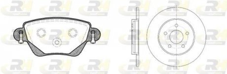 Гальмівний комплект (Диски RH 6661.00 + Колодки RH 2777.00) ROADHOUSE 8777.00