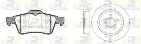 Гальмівний комплект (Диски RH 6712.00 + Колодки RH 2842.00) ROADHOUSE 8842.01