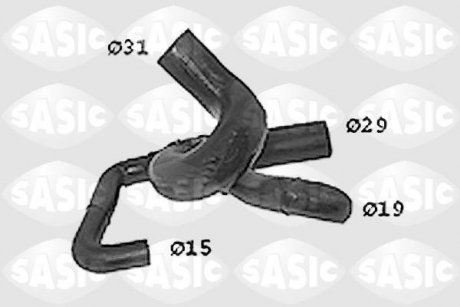 Шланг радиатора SASIC SWH4271