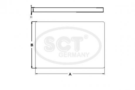 Фильтр салона VW Polo V (6R) 1.4 16V (09-) (SA 1291) SCT SCT Germany SA1291