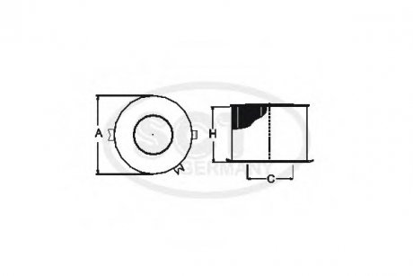 Фільтр повітряний BMW 3 (E90/E91/E92/E93) 318i (07-) (SB 2156) SCT SCT Germany SB2156