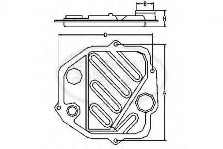 Фільтр АКПП з прокладкою HYUNDAI i40 2.0 GDI (12-) (SG 1700) SCT SCT Germany SG1700