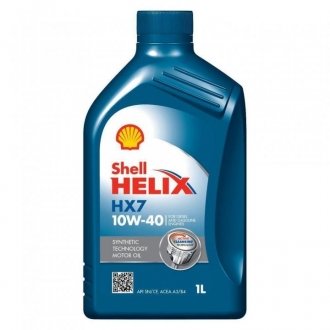 Моторна олива, 1л SHELL Helix HX7 10W-40 (SN/CF A3/B4) (1L)