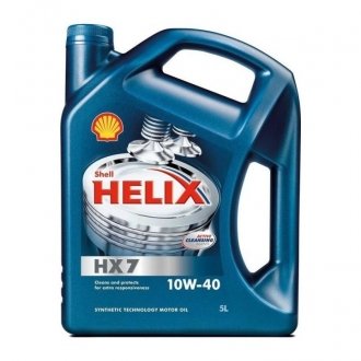Моторна олива, 5л SHELL Helix HX7 10W-40 (SN/CF A3/B4) (5L)