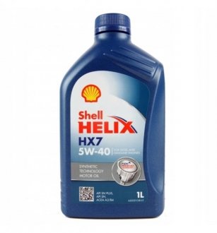 Моторна олива, 1л SHELL Helix HX7 5W-40 (SN/CF A3/B4) (1L)