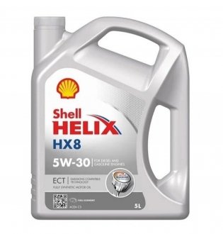 Моторна олива, 5л SHELL Helix HX8 ECT C3+OEM 5W-30 (VW 504.00/507.00) (5L)