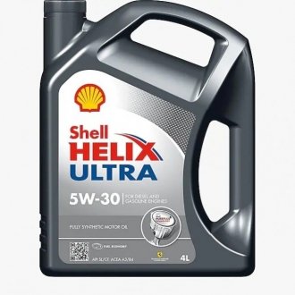 Моторна олива, 4л SHELL Helix Ultra 5W-30 (SL/CF/A3/B4) (4L)