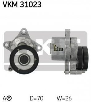 Натяжний ролик, поліклиновий ремінь SKF VKM 31023