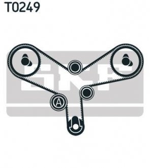 Комплект ременя ГРМ SKF VKMA 07261